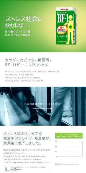 BF-1のLPデザイン（健康・美容食品・サプリ／グリーン系／シンプル系）スマホ版