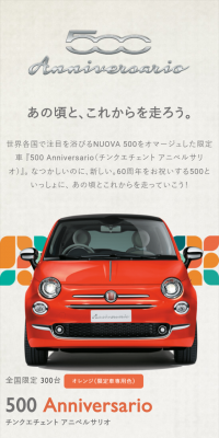 THE NEW 500 Anniversario