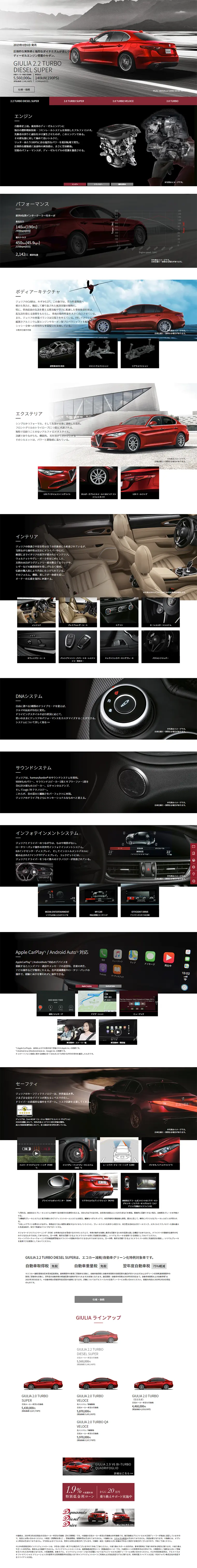 GIULIA 2.2 TURBO DIESEL SUPER LP design (Cars, Motorcycles, Bicycles / Black-colored / Simple) PC version