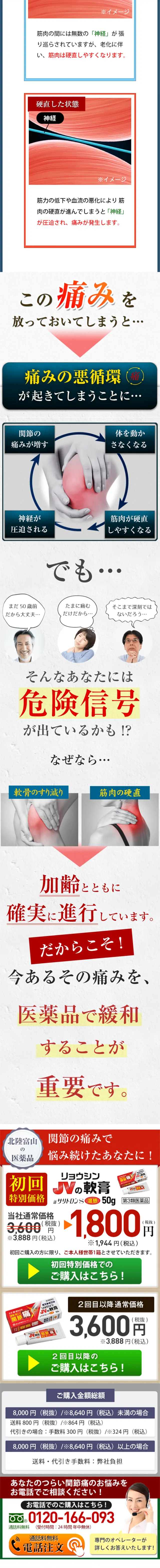 Ryoshin JV Ointment LP design (goods / Red tones / Trust and Safety) Mobile version