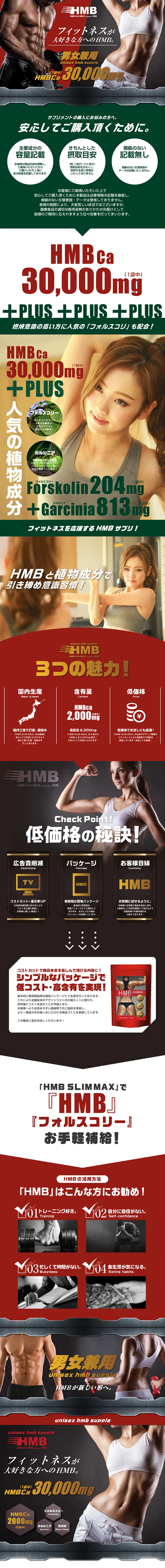 HMB SLIM MAX LP design (Health and Beauty Foods and Supplements / Green tones / Cool style) PC version