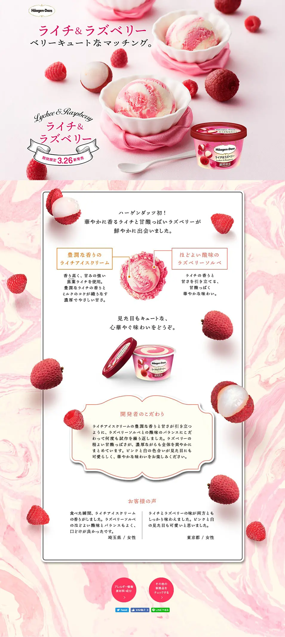 Lychee & Raspberry LP design (Sweets and Snacks / Pink shades / Cute style) PC version