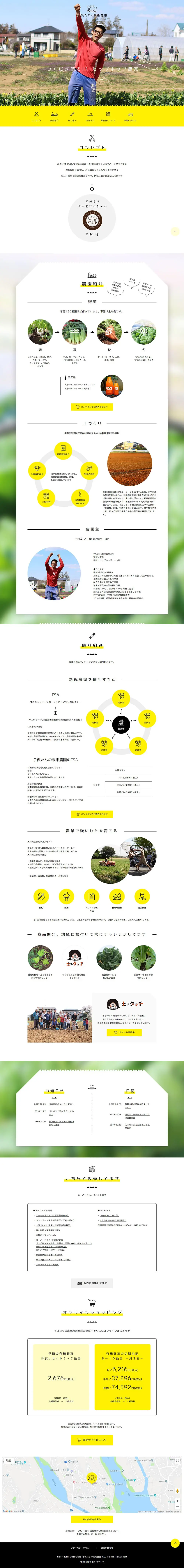 Kodomotachi no Mirai Noen LP design (fruit-vegetable / yellow / Simple) PC version
