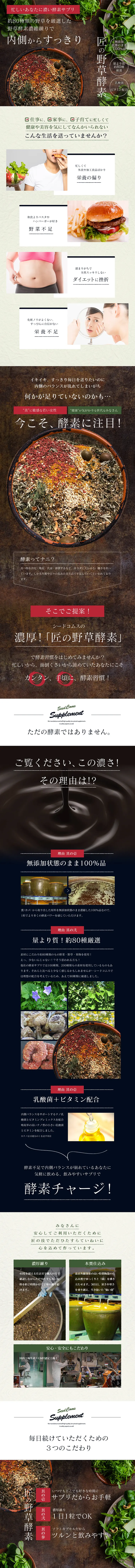 Takumi's Vegetable Enzyme LP design (Health and Beauty Foods and Supplements / Beige tones / Health and Wellness) PC version
