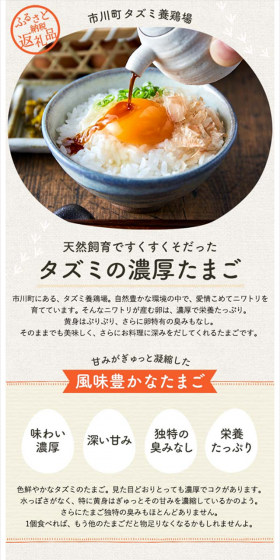 タズミのたまごのLPデザイン（食品／ベージュ系／キレイ系）スマホ版