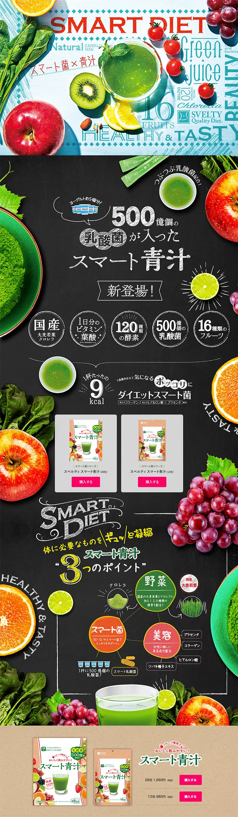 Smart Aojiru LP design (Health and Beauty Foods and Supplements / Multi-color type / Lively type) PC version