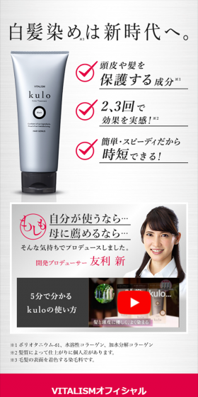 Gray Hair Dye Hair Color Treatment LP design (Beauty, Skincare, Fragrance / Black-colored / Refined style) Mobile version