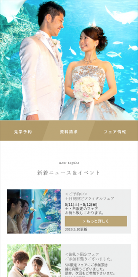Sunshine Sky Bridal LP design (Services, Insurance, and Finance / Gold tones / Simple) Mobile version