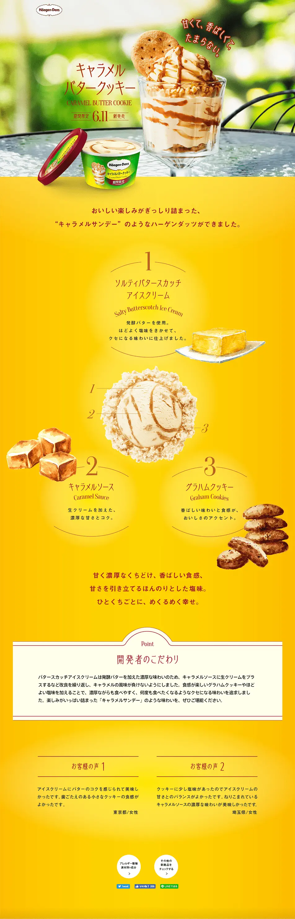 Caramel Butter Cookie LP design (Sweets and Snacks / yellow) PC version