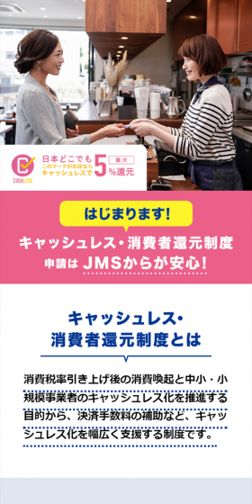 キャッシュレス・消費者還元制度申請のLPデザイン（サービス・保険・金融／ピンク系／キレイ系）スマホ版