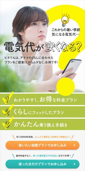 ピタでんのLPデザイン（サービス・保険・金融／グリーン系／信頼・安心系）スマホ版