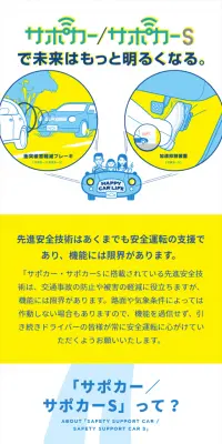 サポカー・サポカーＳのLPデザイン（車・バイク・自転車／ブルー系／シンプル系）スマホ版