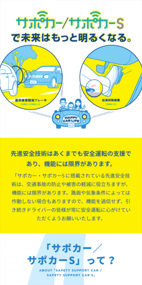 サポカー/サポカーSで未来はもっと明るくなる。