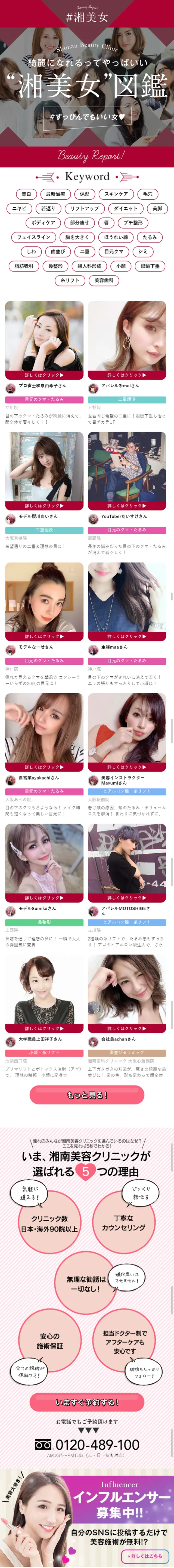 Shobijyo Zukan LP design (Internet service / Red tones / Refined style) Mobile version