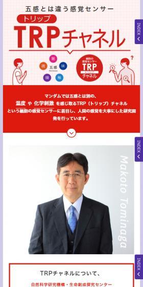 TRP Channel LP design (Businesses, companies, stores / Red tones / Simple) Mobile version