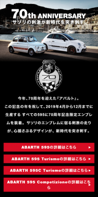 Abarth 70th Founding Anniversary