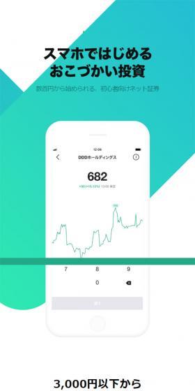 LINE証券のLPデザイン（サービス・保険・金融／グリーン系／シンプル系）スマホ版