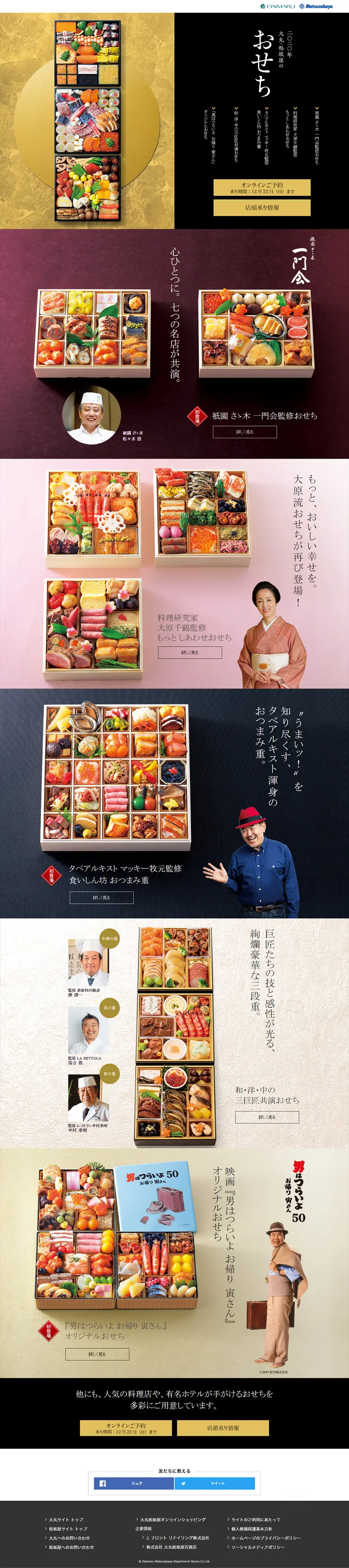 Osechi LP design (food / Gold tones / Japanese style) PC version