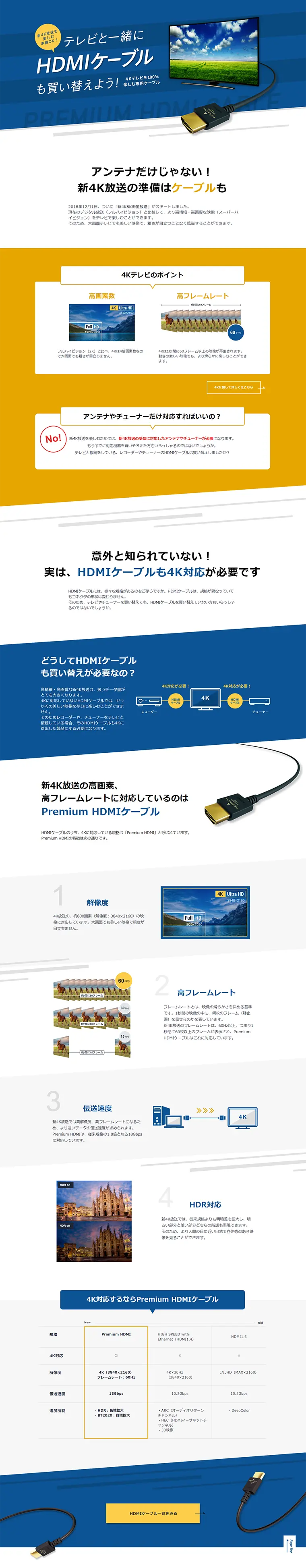 HDMI cable LP design (pc / Shades of blue / Simple) PC version