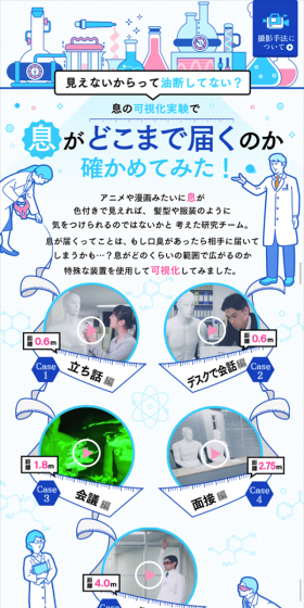 Institute of Halitosis Science LP design (Internet service / White-based / Clean-cut) Mobile version