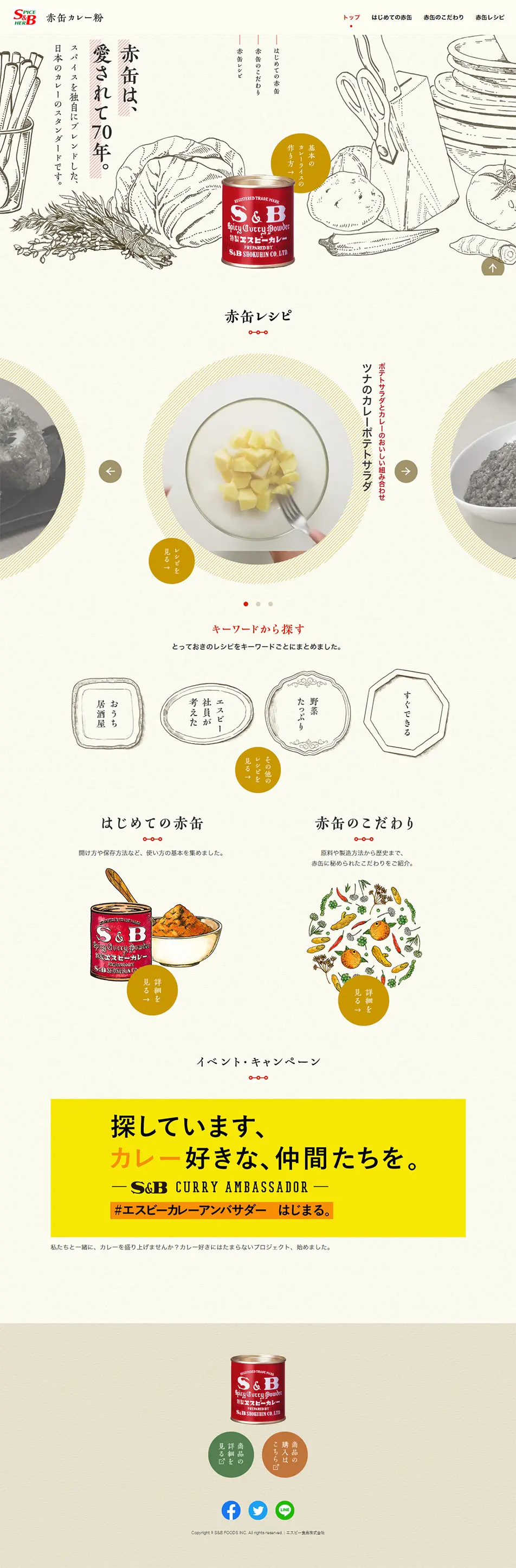 Akakan Curry Powder LP design (food / yellow / Natural style) PC version