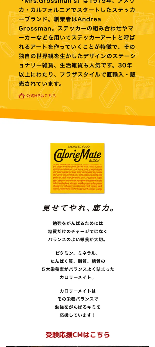 Kin-Sumaho Mate 2020 LP design (Health and Beauty Foods and Supplements / Orange tones / Simple) Mobile version