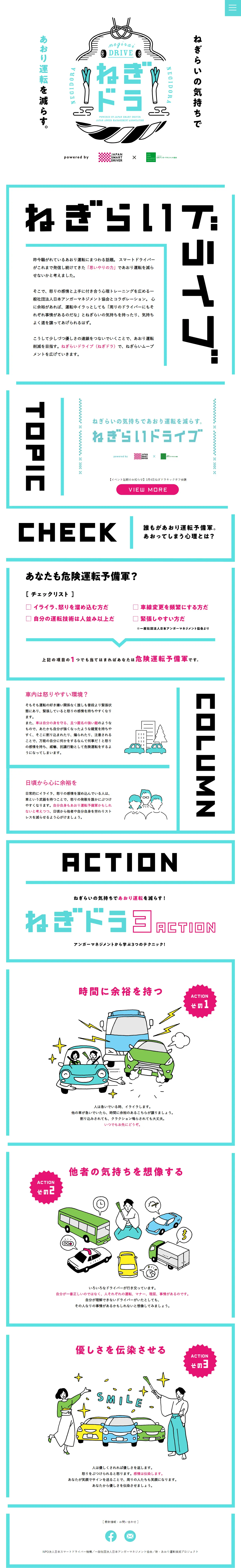 Negirai Drive LP design (Services, Insurance, and Finance / White-based / Simple) PC version
