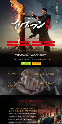 映画『イップ・マン 完結』のLPデザイン（TV・映画・アニメ／ブラック系／アート・芸術系）PC版
