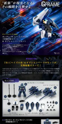 ガンダムTR-1[ヘイズル改]のLPデザイン（玩具・ホビー・フィギュア／ブルー系／かっこいい系）PC版