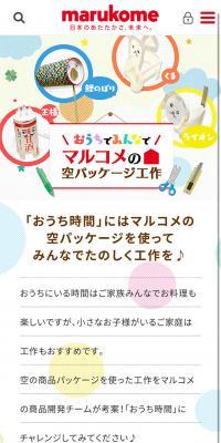 Marukome Empty Package Crafts