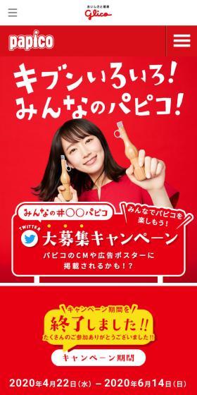 papicoのLPデザイン(インターネットサービス/レッド系/力強い系)スマホ版