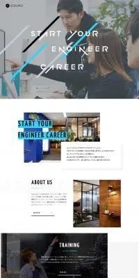 株式会社Gizumo 採用情報のLPデザイン（求人・採用関連／ホワイト系／シンプル系）PC版