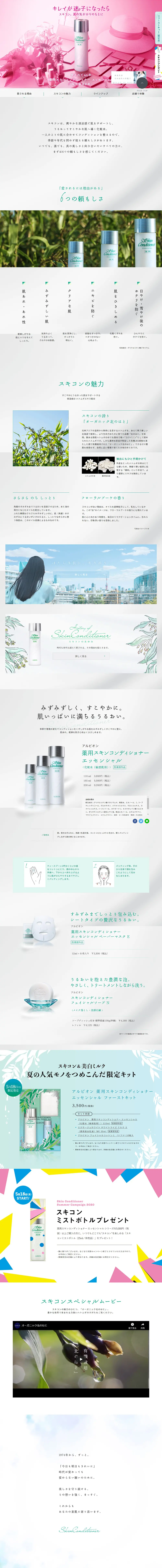 Medicated Skin Conditioner Essential LP design (Skincare, Bodycare, Haircare / Green tones / Refined style) PC version