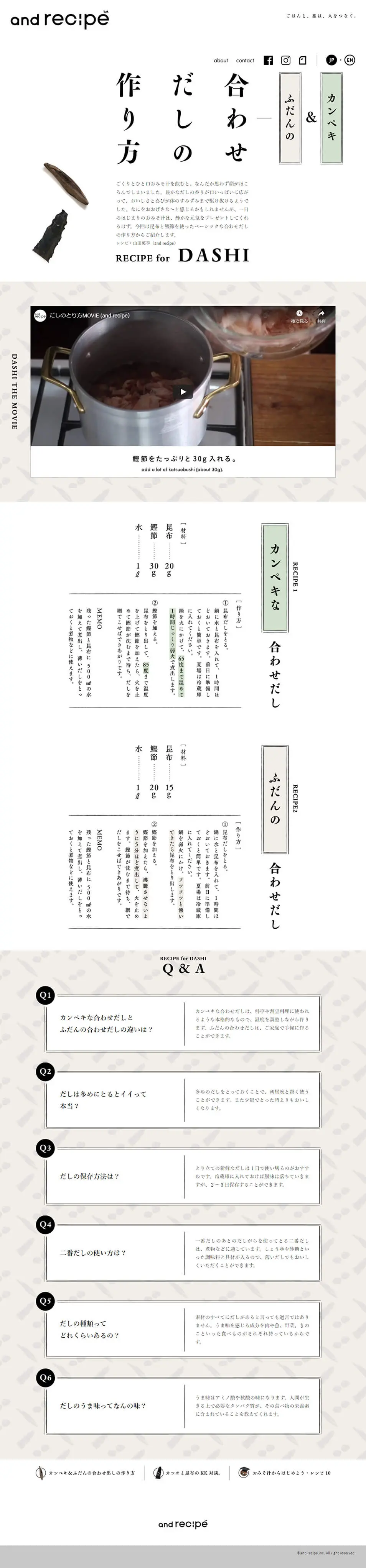 How to Make the Perfect & Everyday Blended Dashi Stock LP design (food / White-based / Cute style) PC version