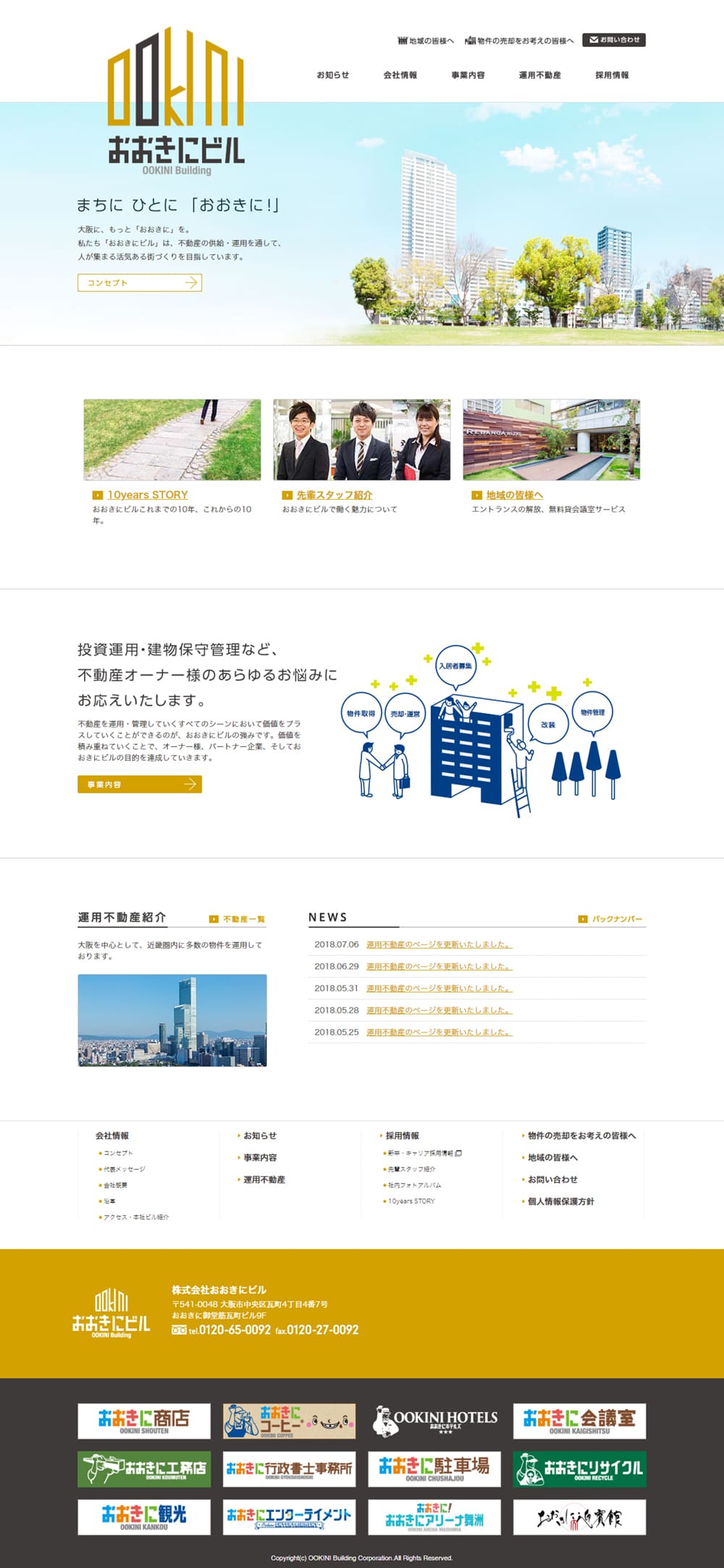 不動産のLPデザイン（企業・会社・お店／ホワイト系／シンプル系）PC版