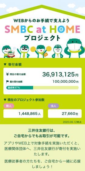 SMBC at HOME Project LP design (Services, Insurance, and Finance / Green tones / Manga) Mobile version