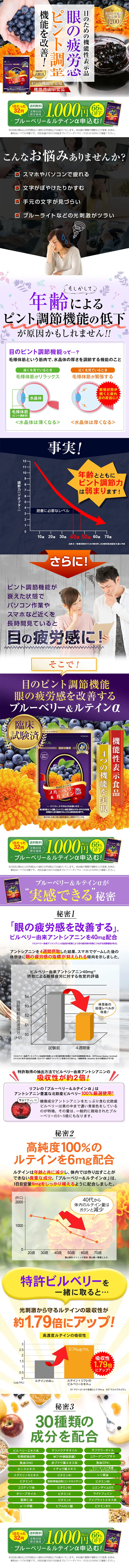 Blueberry & Lutein alpha LP design (Health and Beauty Foods and Supplements / Purples / Health and Wellness) PC version