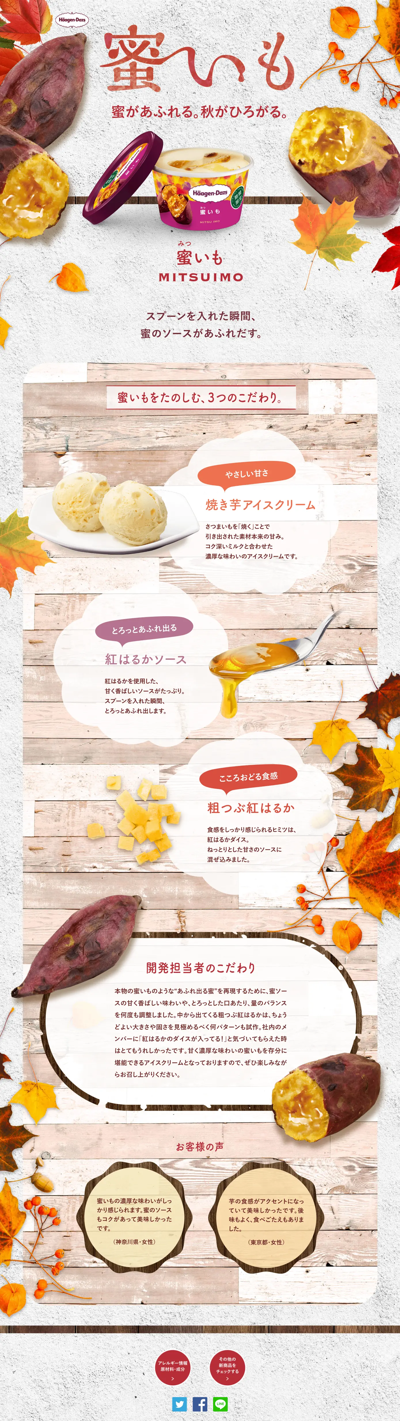 Honey Sweet Potato LP design (Sweets and Snacks / Beige tones / Arts) PC version