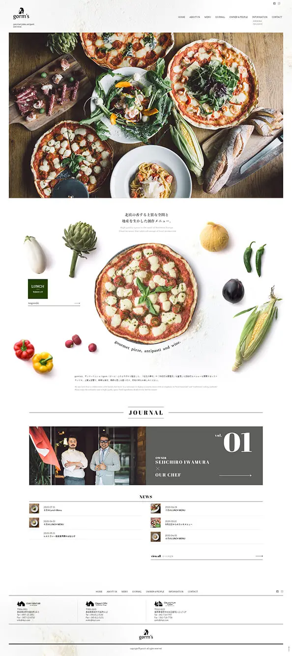 Fools LP design (Businesses, companies, stores / White-based / Simple) PC version
