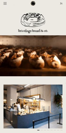 bricolage bread & co.のLPデザイン（企業・会社・お店／ベージュ系／シンプル系）スマホ版