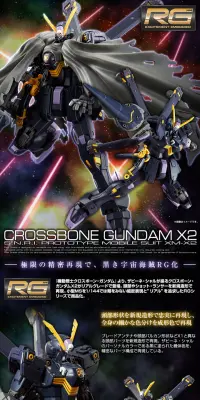 ＲＧ 1/144 クロスボーン・ガンダムＸ２のLPデザイン（玩具・ホビー・フィギュア／ブラック系／かっこいい系）PC版