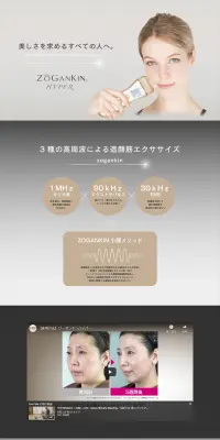 ゾーガンキンのLPデザイン（家電・パソコン・通信機器／グレー系／信頼・安心系）PC版
