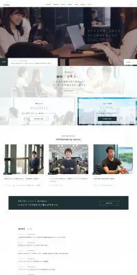 SPEEDAのLPデザイン（ニュース・ドラマ・バラエティ／ホワイト系／シンプル系）PC版