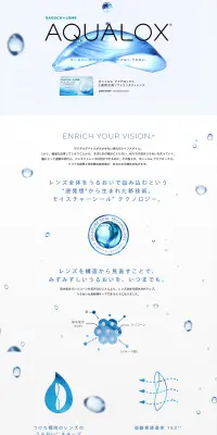 アクアロックスのLPデザイン（美容・スキンケア・香水／ホワイト系／清潔系）PC版