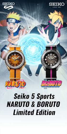 Seiko 5 Sports NARUTO & BORUTO Limited Edition