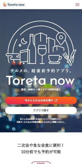 TretaNow LP design (Internet service / White-based / Simple) Mobile version
