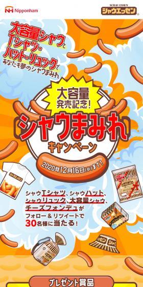 Shau-filled Campaign LP design (Meat and Meat Products / Orange tones / Lively type) Mobile version