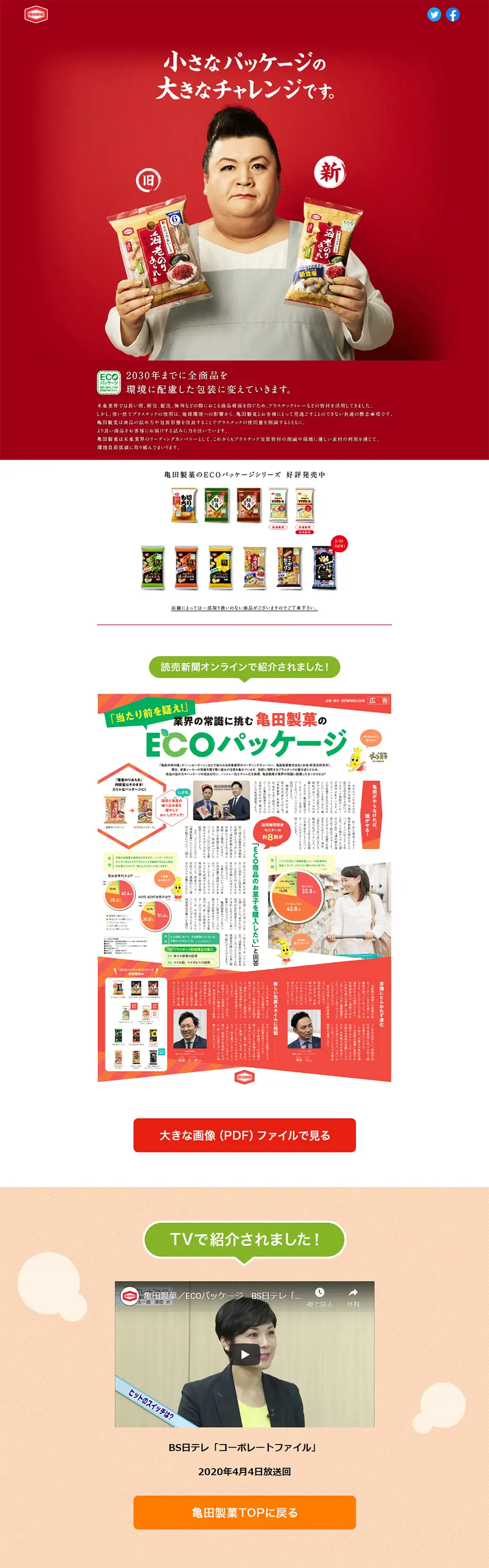ECO Package Series LP design (Sweets and Snacks / Red tones / Japanese style) PC version