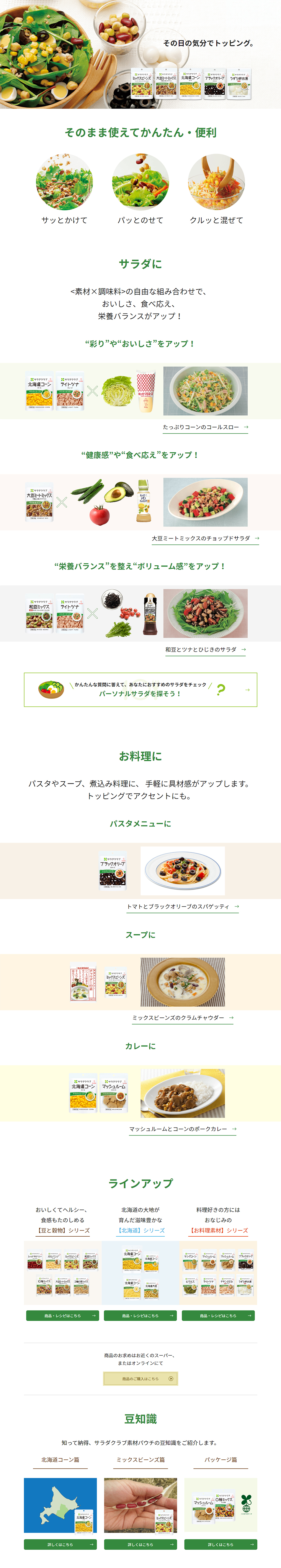 Salad Club LP design (food / White-based / Simple)