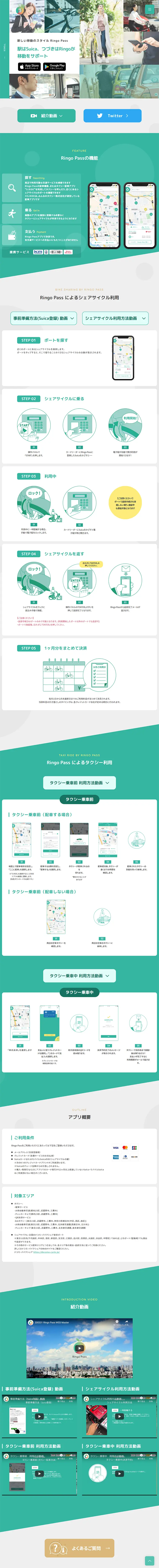RingoPass LP design (Internet service / Green tones / Simple) PC version
